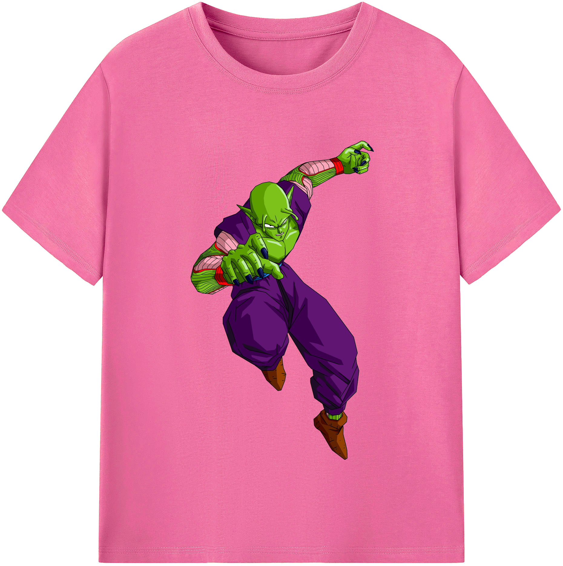 （画像用） ドラゴンボール ピッコロ DRAGON BALL Piccolo レディースカジュアルプリントTシャツ（綿100％）